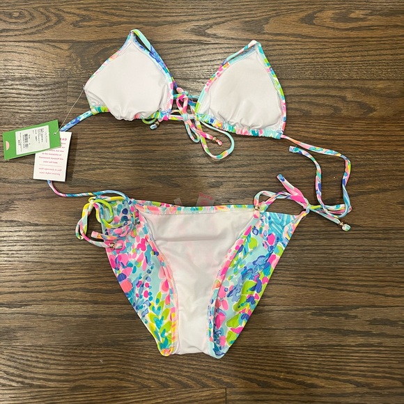 Lilly Pulitzer XS π¦ Natalie Cover-up & Bikini in Catch The Wave - Picture 7 of 9